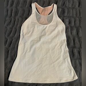 Lululemon Mesh With Me Tank with built in bra